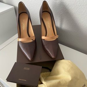 Louis Vuitton Gina Leather Pumps